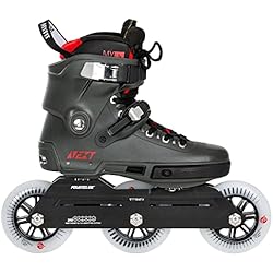Patines Next 110 Powerslide Next Charcoal 110 - Patines con ruedas, color negro (tamaño: 44-45)
