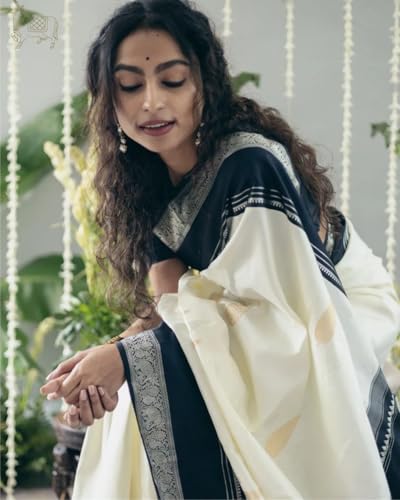 Saree para mujer Flosive suave sin arrugas para un drapeado facil 4