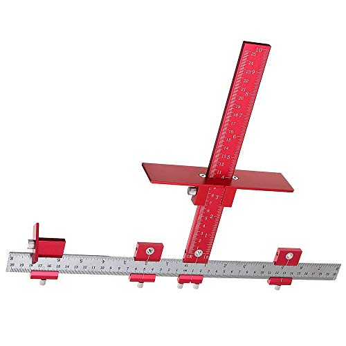 Gabarit de perçage hole punch en aluminium pour tiroir et placard - 3