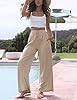 Faleave Women's Cotton Linen Summer Palazzo Pants ... #2