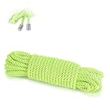 Limtula Cuerda de nailon colorida decorativa de 10 m, resistente al desgaste, para decoración del hogar, manualidades, adornos al aire libre, camping, cuerda multiusos