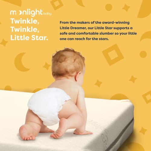 Moonlight Slumber Little Star Crib Mattress - Firm, Dual Sided, Standard Size, Waterproof, 5In. #TOP1