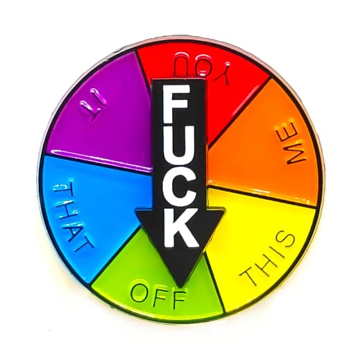 Lucky Wheel Pin - Rotatable Arrows Pins - Fun Series - Enamel Lapel Pin - Plated Badge for Clothing, Bags, and Lanyards