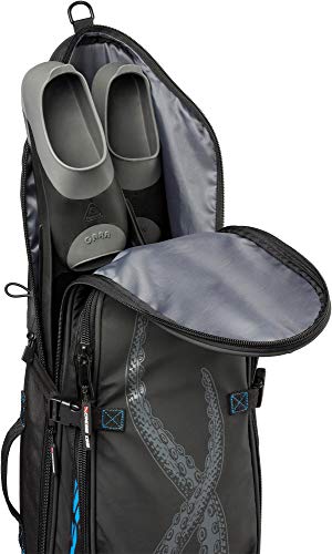 Cressi Freediving Waterproof Backpack - Main Compartment Fits Long Blade Fins - Cooler-Type Front Compartment - Piovra Xl: Designed In Italy #TOP3
