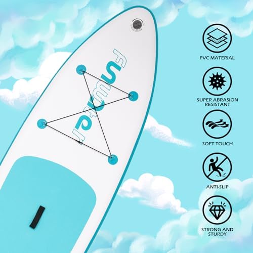 FunWater Inflatable Stand Up Paddle Board with Beginners SUP Accessories - 2