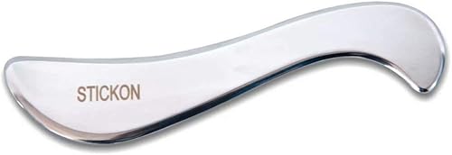 Miniatura 19 de STICKON Gua Sha Herramienta de masaje de acero inoxidable GuaSha Scraping Herramientas IASTM Herramientas gran herramienta de movilización
