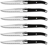 Coffret de 6 couteaux   Laguiole Héritage   Made In France (Noir)