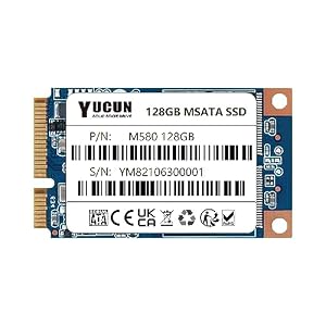 YUCUN mSATA III SSD 128GB Interne Festplatte