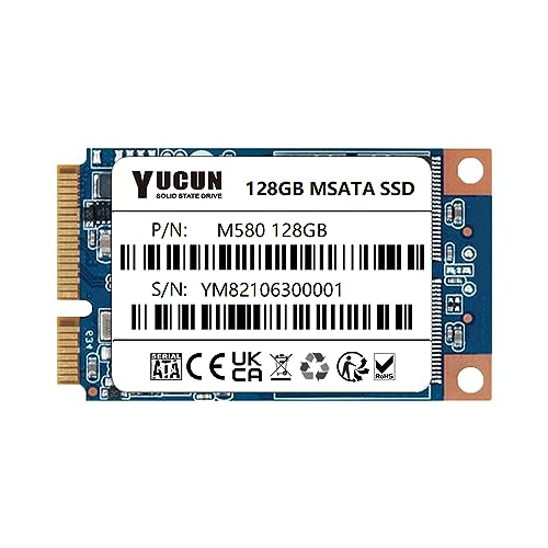 Yucun 128GB mSATA III Interne Solid State Drive