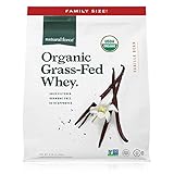 Natural Force Grass Fed Organic Whey Protein Powder – Non GMO Verified, Humane Certified & Lab Tested for Toxins – Real Vanilla Flavor – Keto Friendly, Low Carb, and Kosher – 5 Pound A2 Protein