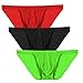 Avidlove Men Underwear Breathable Ice Silk Triangle Underpants Solid Boxer Briefs 3 Pack