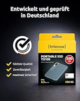 Intenso Externe SSD TX100 500GB - USB 3.2 Gen 1x1 Tragbare Festplatte – Ansicht 9