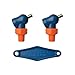 Loc-Line 72053 Acetal HPT Nozzles (XR Style) with Adjustment Lever, 0.160" x 0.25", Thread Size 1/8" (Pack of 2)