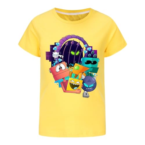 Camiseta de verão para meninos de 10 a 12 anos, geométrico, traço, camisetas para meninas, roupas pa