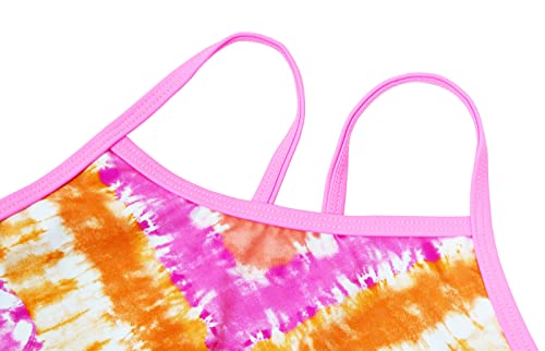 Kauego Girls One Piece Swimsuit Sport Tie Dye Backless Swimwear Bathing Suit For Kid #TOP2