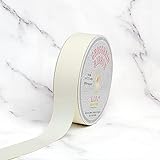 Creative Ideas Solid Grosgrain Ribbon, 1-1/2-Inch by 50-Yard, Ivory