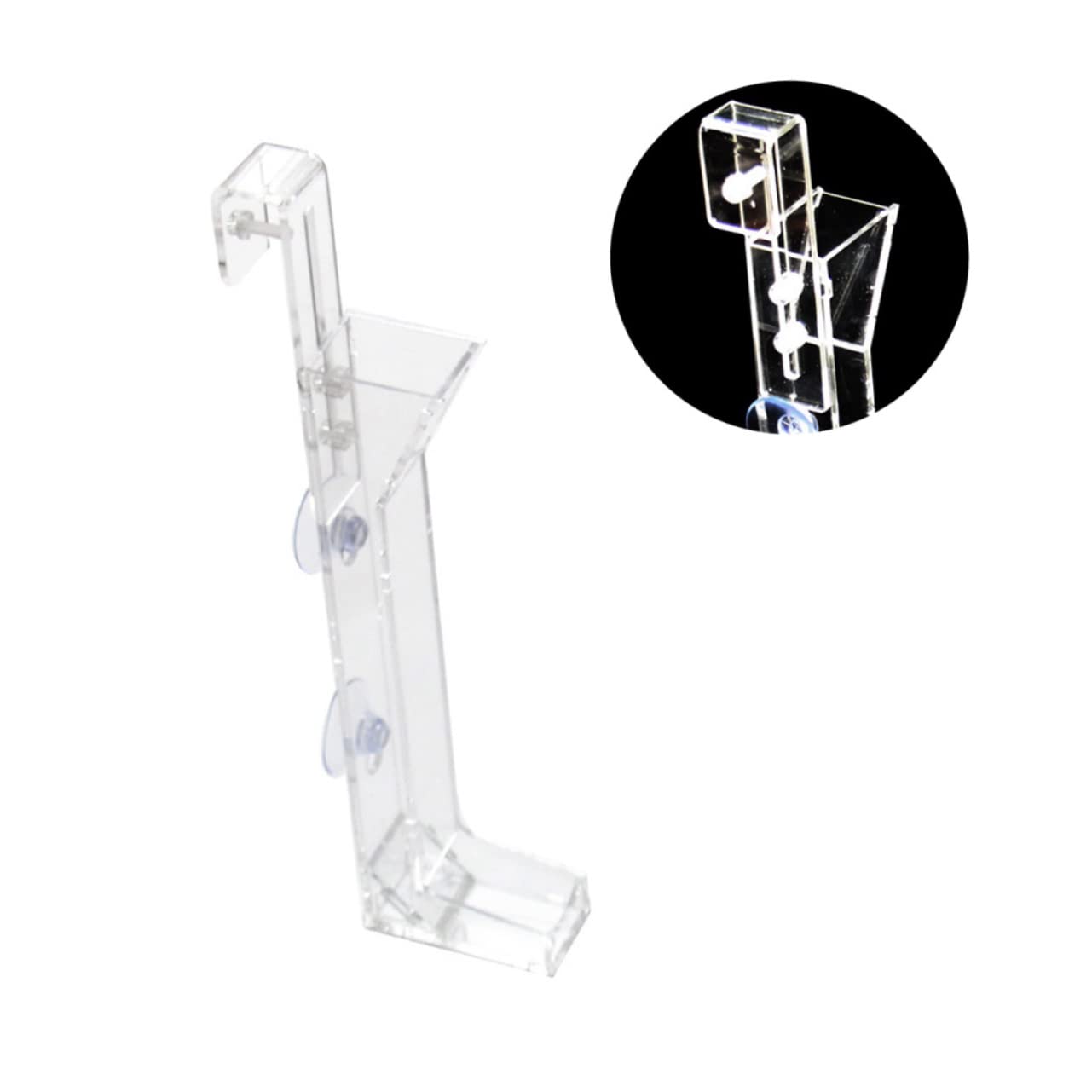 Beaupretty 3piezas De Camarones De Acrílico para Acuario Comedero Práctico y Fácil De Limpiar para Gambas Cristalinas
