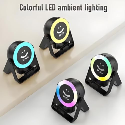 Inductieluidspreker, audiospeler, 4,29 x 3,5 x 5,2 inch, 4-in-1 RGB met verlichting, draadloze draagbare aanraking, muziekversterker voor evenementen, locatie, interieur, reizen, thuis en appartement - Afbeelding 4