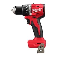 Milwaukee M18 18-Volt Lithium-Ion 1/2 in. Cordless Hammer Drill (Bare Tool Only), Black Red
