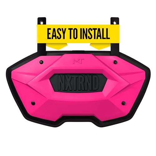 Nxtrnd B-Plate Pro, Football Back Plate, Backplate for Shoulder Pads, for Adult & Youth (Pink, Adult)