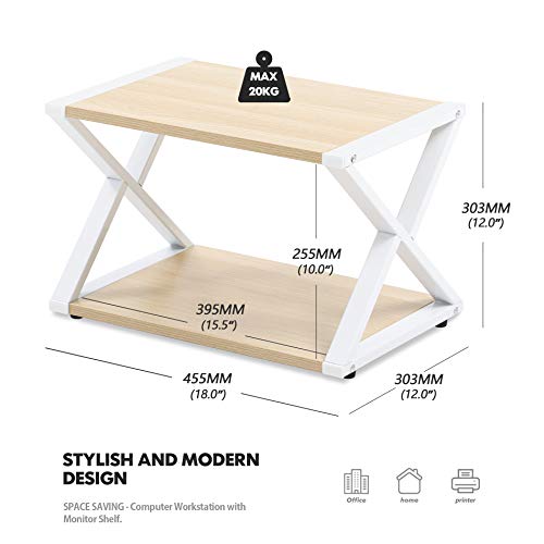 FITUEYES Supporto per Stampante Legno Oak 2