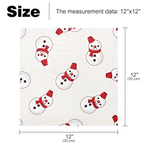 Sets de table motif feuille lot de 4 antidérapants pour cuisine 12x12 pouces