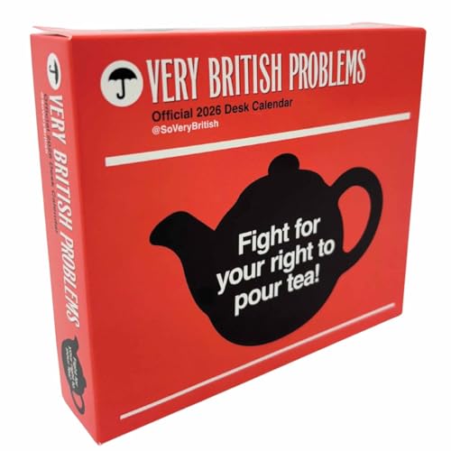 Carousel Worldwide, Very British Problems 2026 Easel Desk Calendar