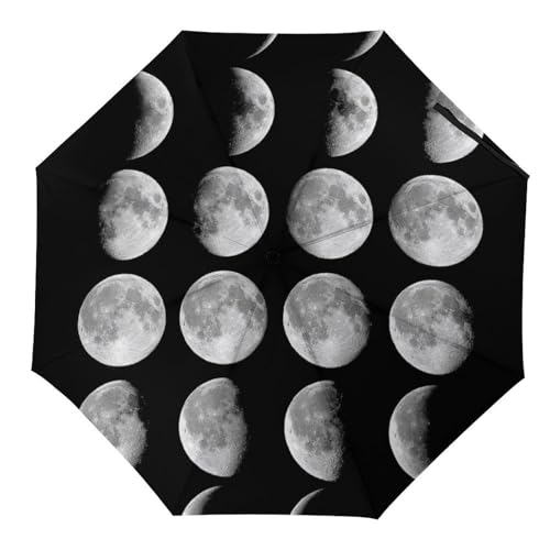 Parapluie pliant lune automatique pour rester au sec en voyage