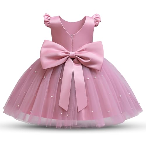 TTYAOVO Flower Girl Dress Bowknot Pageant Wedding Party Gown