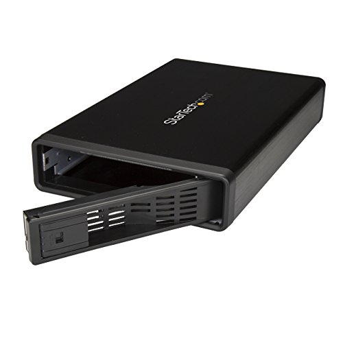 Caja externa para disco duro 3.5" con cable eSATA 6 ft miniatura 3