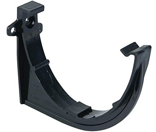 Osma 9T919B Deepline PVC-U 113mm Black Gutter Support Bracket - Air Compressor