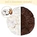 SlowTon Pet Calming Bed, Donut Cuddler Nest Warm Soft Plush Dog Cat Cushion with Cozy Sponge Non-Slip Bottom for Small Medium Pets Snooze Sleeping Autumn Indoor Machine Washable (19.7