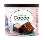 Organic Unsweetened Baking Cocoa Powder, No Artificial Flavors, Zero Sugar- 8 oz Tub