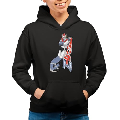 the Fan Tee Sudadera Adulto con Capucha de Mujer Dibujos Animados Mazinger Z Manga Retro 80 Puños Fuera Mech Z 028 115 M
