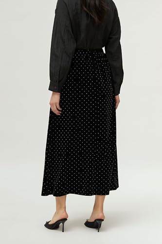 Jupe longue en velours texturé et perles Compania Fantastica