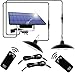 Produktbild Solar Hängelampe für Außen mit Fernbedienung, IP65 Wasserdicht Solarlampen mit 3M Kabel *2, Solar Hängelampe für Gartenhaus, Camping, Wandern, Angeln, Haus Dekoration 32 LED, Kaltweiß