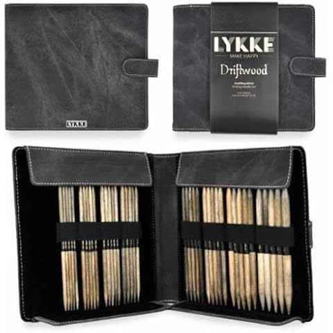Lykke Double Pointed Needles Gift Sets (Large US 6-13 Set in Grey Denim Pouch) Cover
