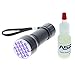 ASR Federal Ultraviolet Reactive Invisible Theft Detection Powder and Portable UV Flashlight