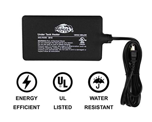 Pangea Reptile Heat Mat (Medium, 6x8, 10-20 gal), Black (UTH6x8)