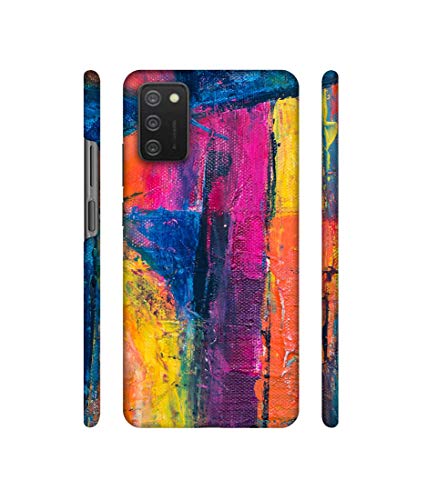 Image of Amazon Brand - Solimo Designer Color Mash On Canvas 3D Printed Hard Back Case Mobile Cover for Samsung Galaxy M02s / F02s