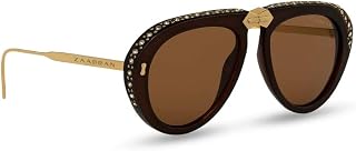 ZAADRAN Toronto Foldable Unisex Sunglasses For Men Stylish with Polarized Lens and Cleaning Kit for Men and Women Comfort ... Price In India