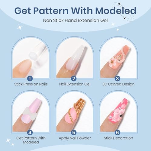 Image of Bolt Bee 5D Sculpting Gel 8g for Nail Art | Hard Builder Gel for Nail Extension,Carving & Embossing, Non-Sticky Texture | 5D Pattern Design Nail Gel for Professional & DIY Use-White