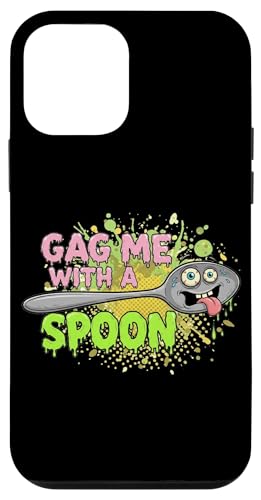 Gag Me With a spoon 80's ssay Funny スマホケース iPhone 12 mini 用