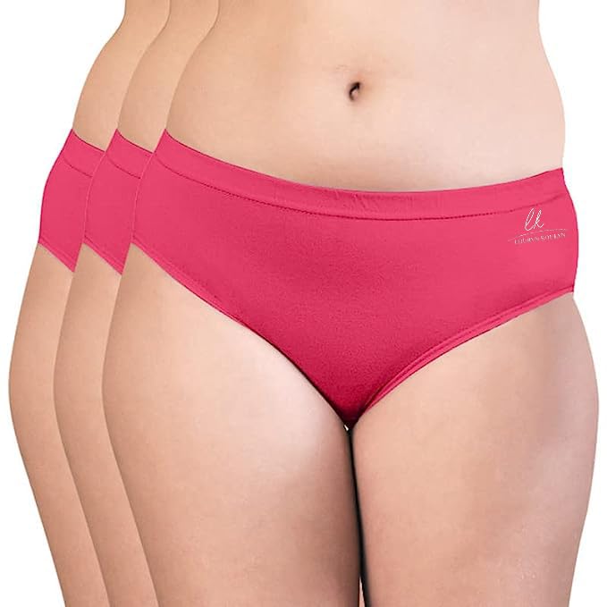 Image of Mid Rise Hipster Panties Pack of 3 | Panties for Women Combo Pack - PED1001