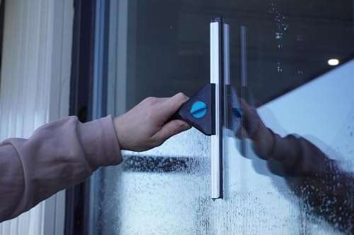 Image of Moerman Aluminum Channel with Rubber Included-Lightweight and Balanced - Fits Most Standard Handles, Use on Cleaning Windows, Mirrors, and Shower Doors 18 Inch
