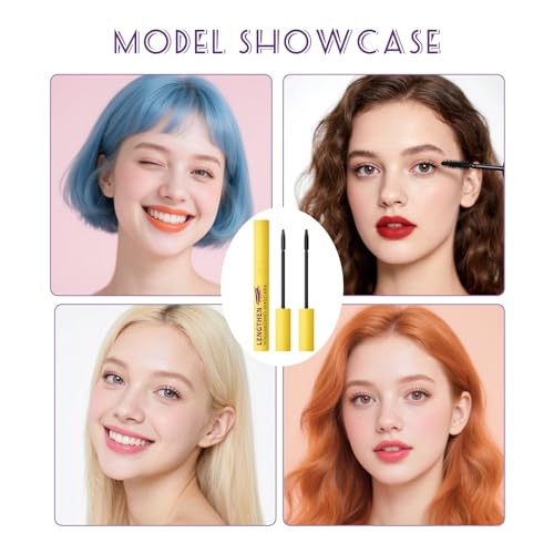 Marrón Máscara de Pestañas Waterproof, Rimel Pestañas Volumen y Largura, Mascara Pestañas Larga Duración, Alarga y Aumenta el Volumen de las Pestañas, Resistente al Agua y al Sudor (Marrón) - imagen 5