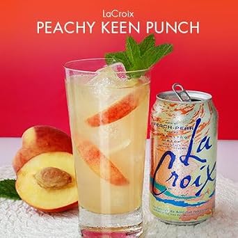 LA CROIX Peach Pear Sparkling Water 12 Pack, 12 FZ