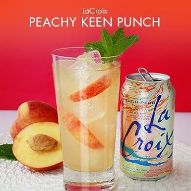LA CROIX Peach Pear Sparkling Water 12 Pack, 12 FZ