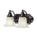 Energy Star Qualified Two-Light Bathroom Light