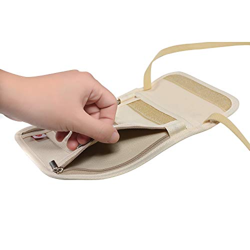 Passport Holder Neck Wallet For Women Men - Rfid Blocking Travel Wallet #TOP3